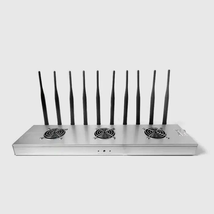 100W 10 Antenn GPS Frequency Desktop Phone Signal Jammer