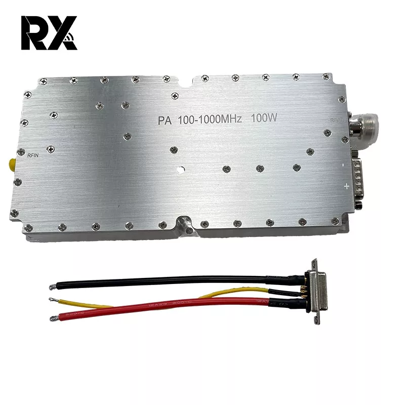 Hög effekt 100W 100-1000MHz bredbandseffektförstärkare